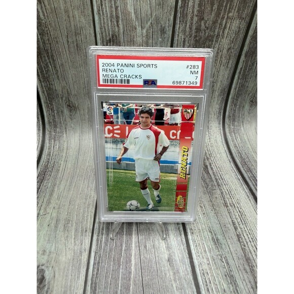 2004 PANINI SPORTS RENATO Florencio MEGA CRACKS #283 PSA Nm 7 Sevilla Fc - Picture 1 of 10